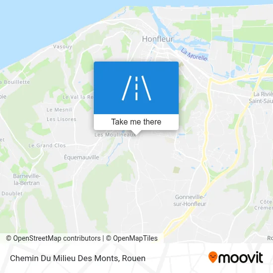 Chemin Du Milieu Des Monts map