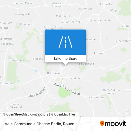 Voie Communale Chasse Badin map
