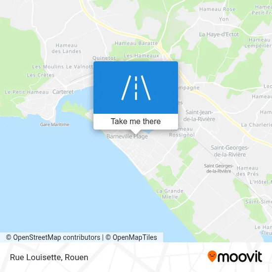 Mapa Rue Louisette