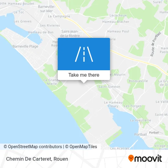 Chemin De Carteret map