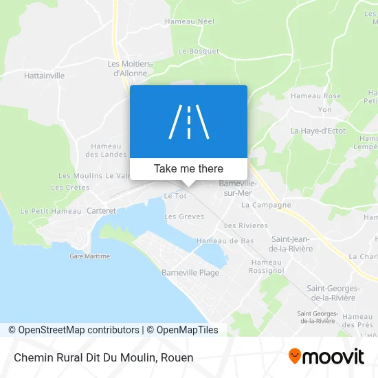 Chemin Rural Dit Du Moulin map