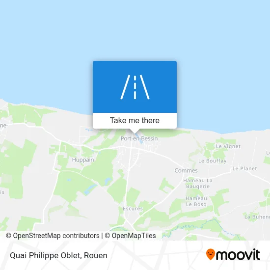 Quai Philippe Oblet map