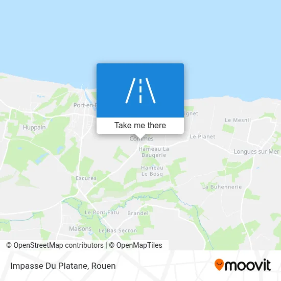 Impasse Du Platane map