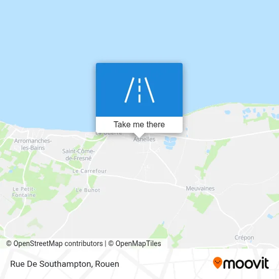 Rue De Southampton map