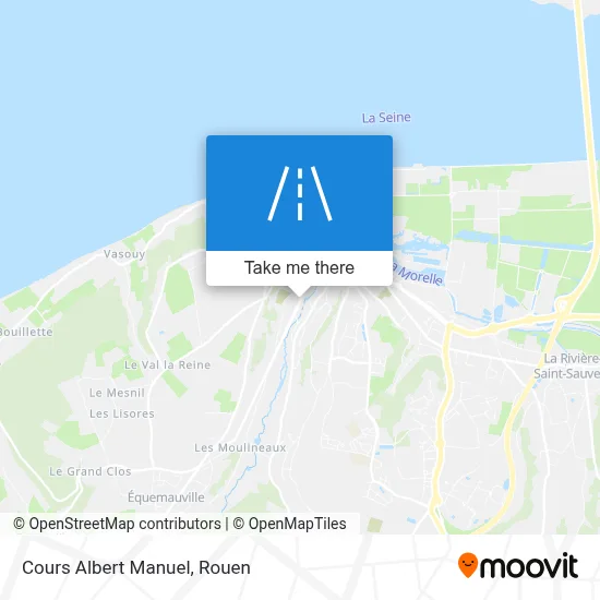 Cours Albert Manuel map