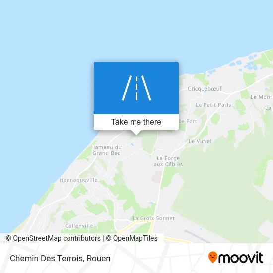 Chemin Des Terrois map