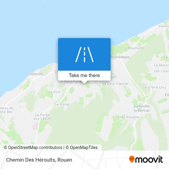 Chemin Des Héroults map