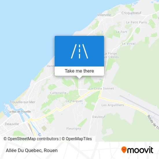 Allée Du Quebec map