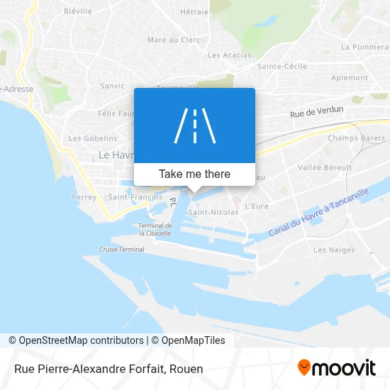 Rue Pierre-Alexandre Forfait map