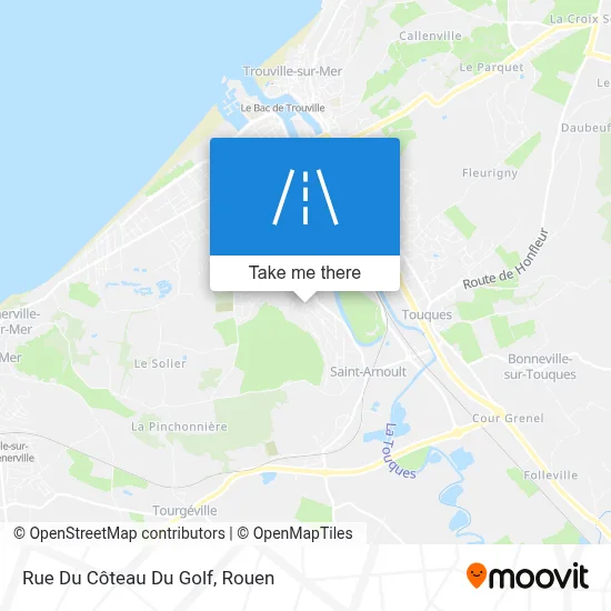 Rue Du Côteau Du Golf map