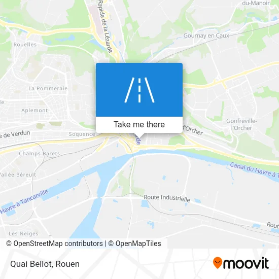 Quai Bellot map
