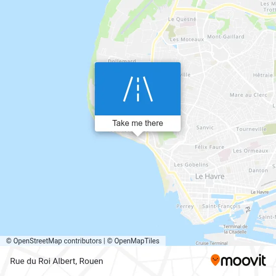 Rue Du Roi Albert map