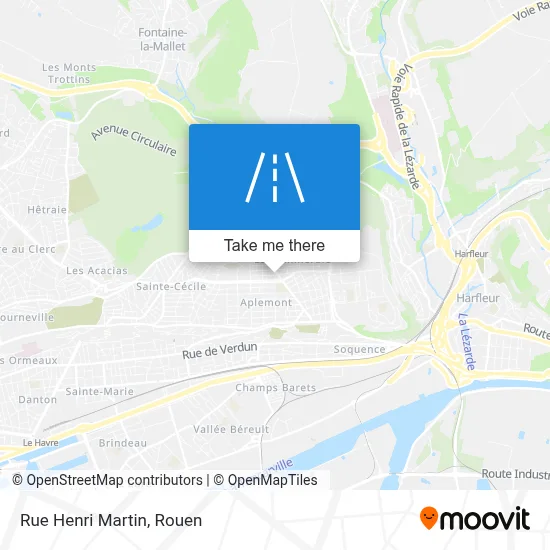 Rue Henri Martin map