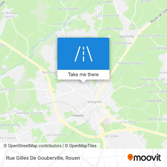 Rue Gilles De Gouberville map