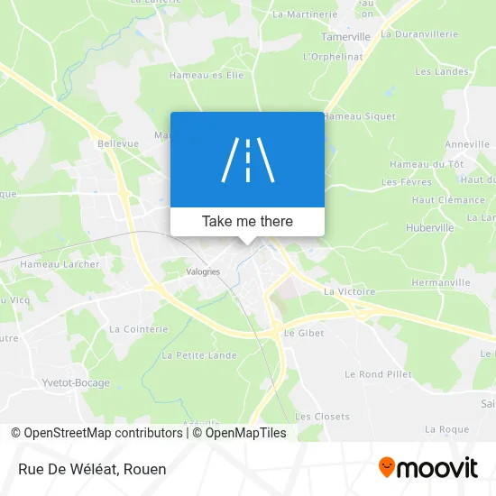 Rue De Wéléat map