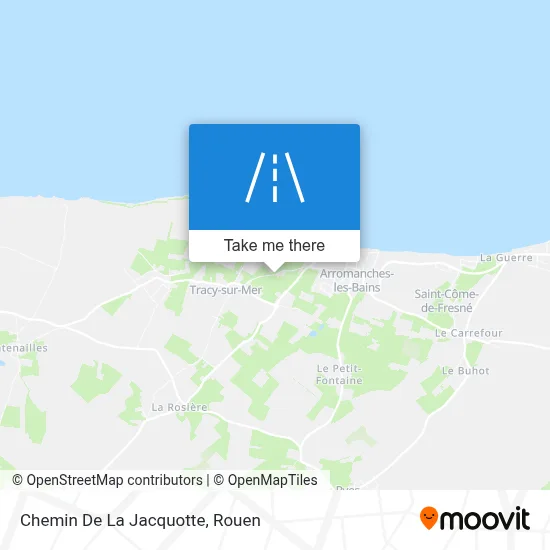 Chemin De La Jacquotte map