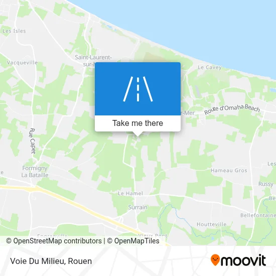 Voie Du Milieu map