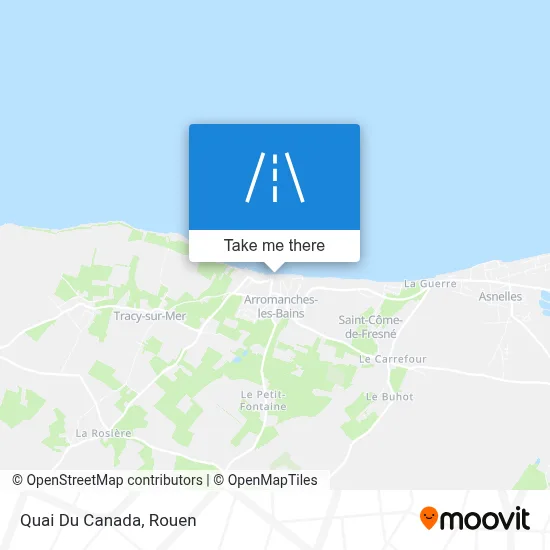 Quai Du Canada map