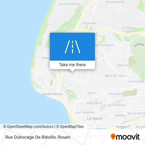 Rue Dubocage De Bléville map