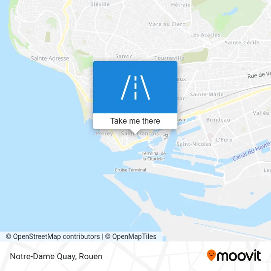 Quai Notre-Dame map