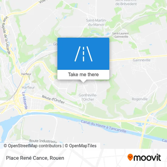 Place René Cance map