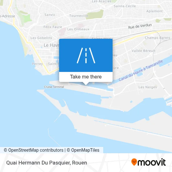 Quai Hermann Du Pasquier map