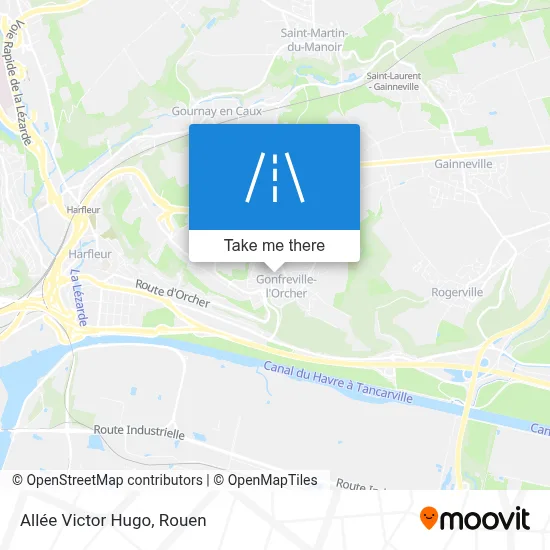 Allée Victor Hugo map