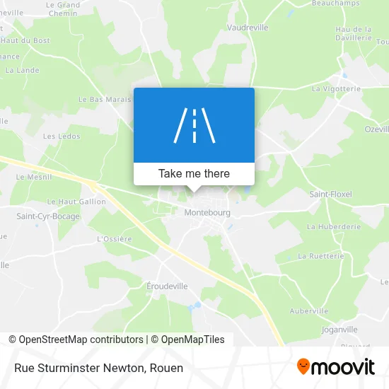 Rue Sturminster Newton map