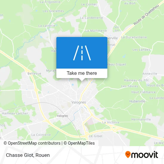 Chasse Giot map