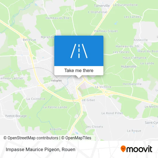 Impasse Maurice Pigeon map