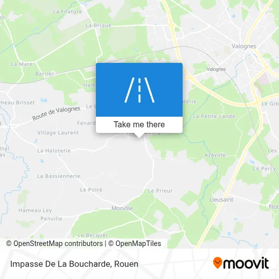 Impasse De La Boucharde map