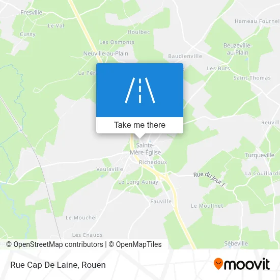 Rue Cap De Laine map