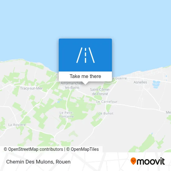 Mapa Chemin Des Mulons