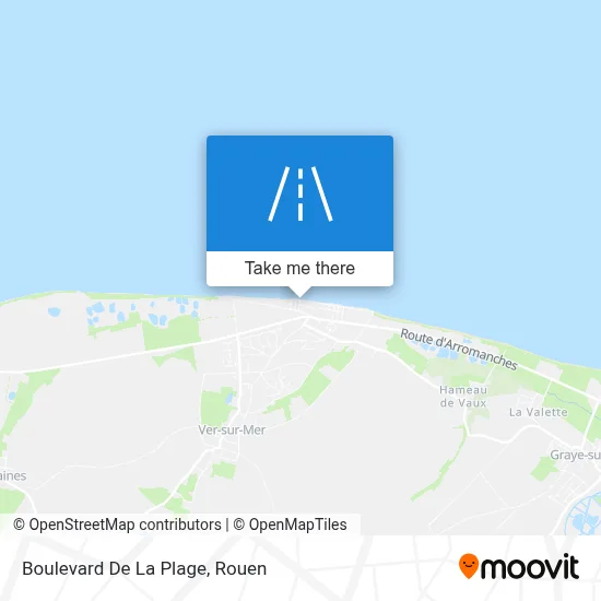 Boulevard De La Plage map