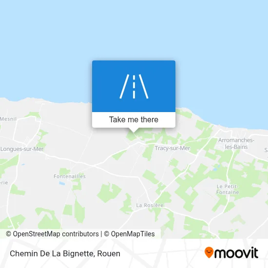 Chemin De La Bignette map