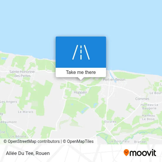 Allée Du Tee map