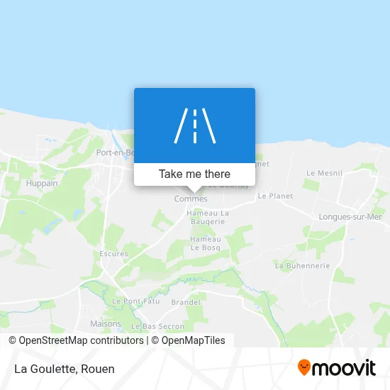 La Goulette map