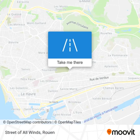 Rue De Tous Vents map
