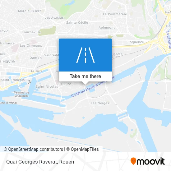 Quai Georges Raverat map