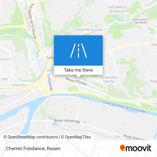 Chemin Fondance map