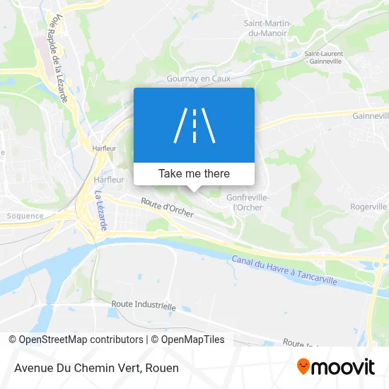 Avenue Du Chemin Vert map