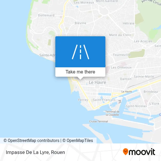 Impasse De La Lyre map