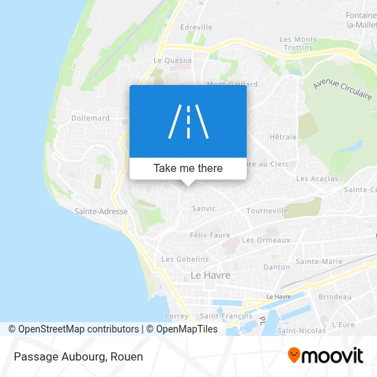 Passage Aubourg map