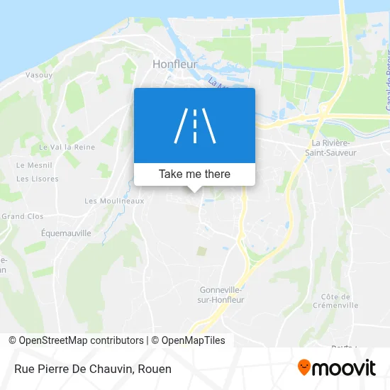 Rue Pierre De Chauvin map