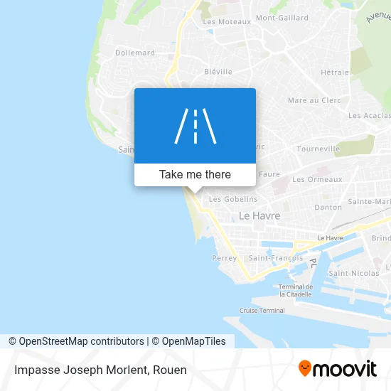 Impasse Joseph Morlent map