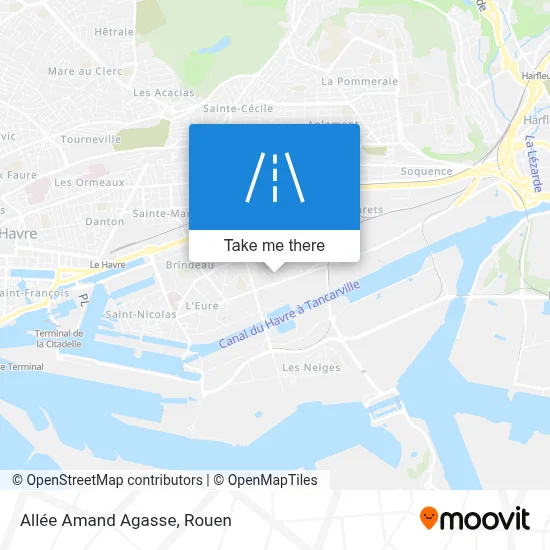 Allée Amand Agasse map