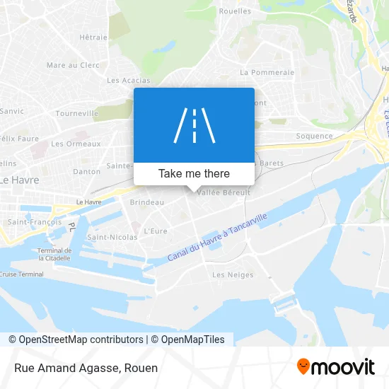 Rue Amand Agasse map