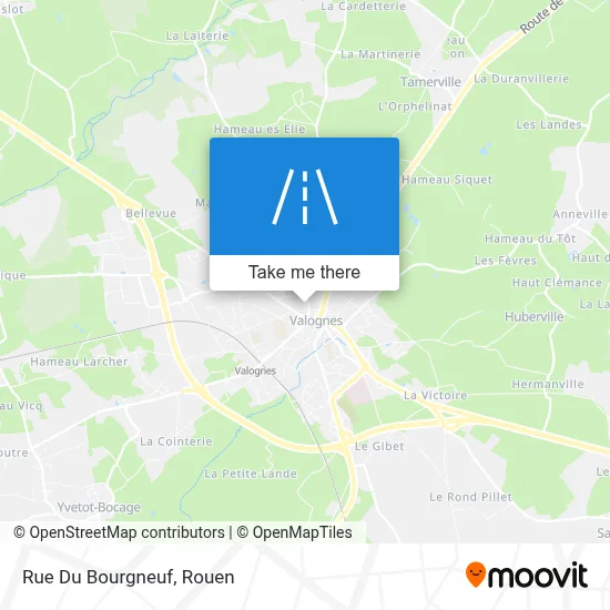 Rue Du Bourgneuf map