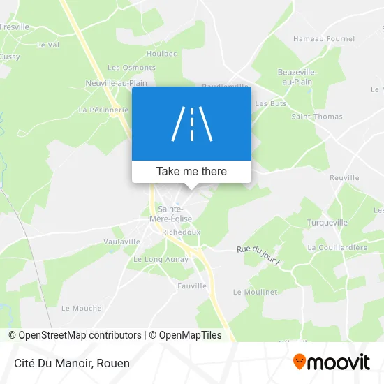 Cité Du Manoir map