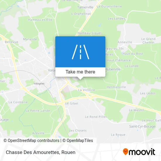 Chasse Des Amourettes map